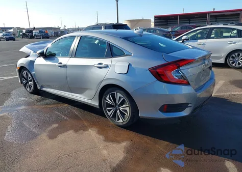 2017 Honda Civic Ex-L из США, поврежденный, VIN 2HGFC1F73HH642488